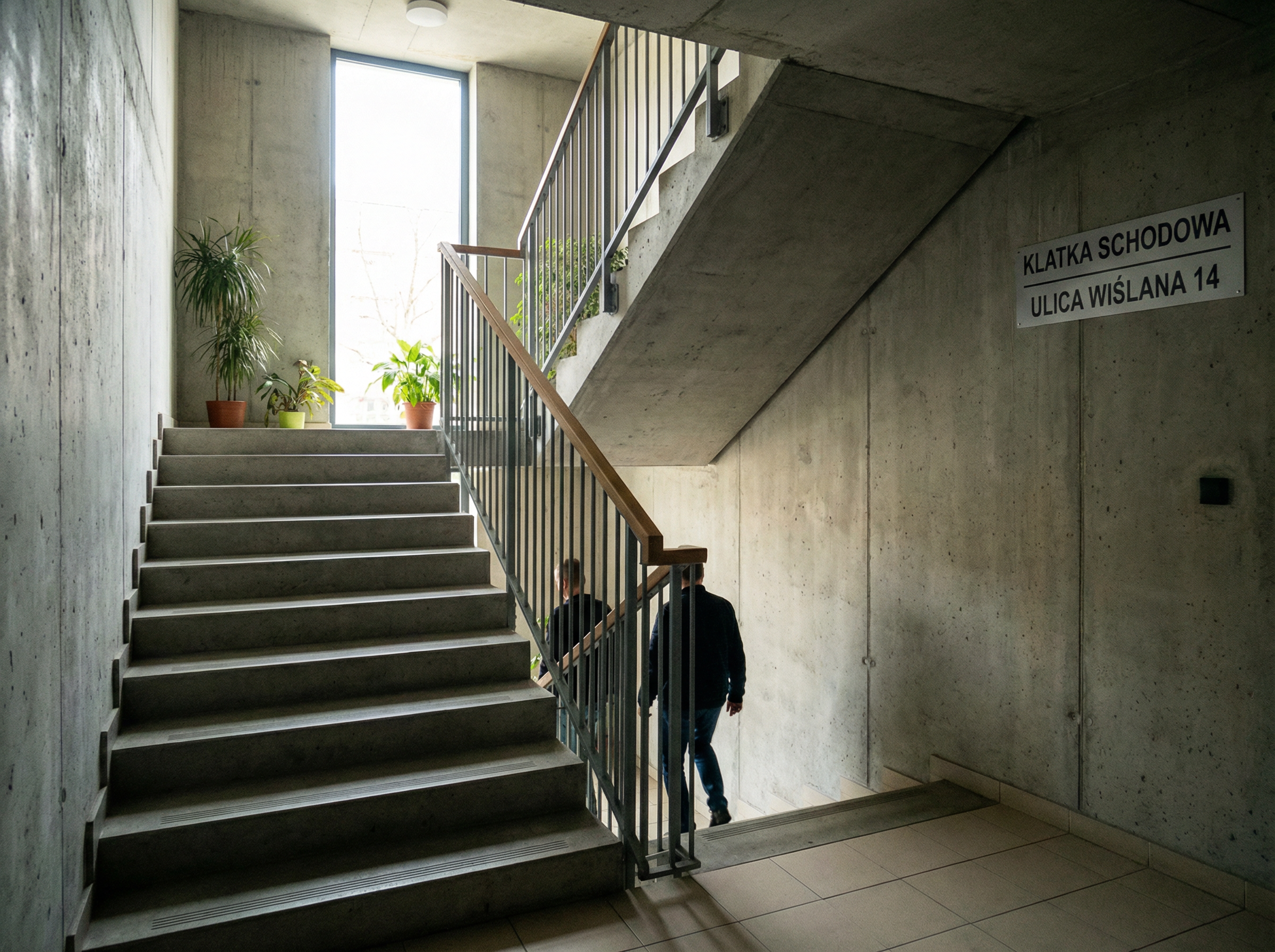 KLATKA SCHODOWA - Budynek Wielorodzinny - ul. Okulickiego w Gliwicach